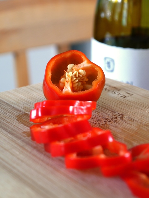 Sliced Cajun Belle Pepper