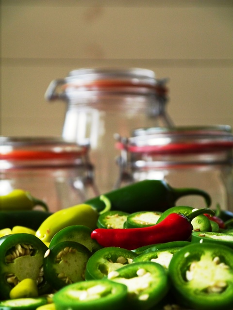Pickling Chillies - From the book 'Cooking Chillies'